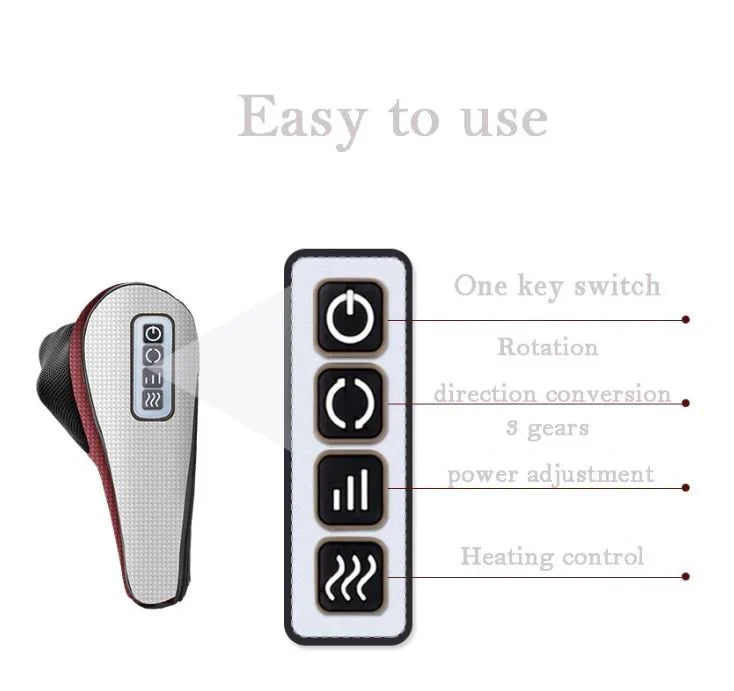 GlowTech™ Red Pillow Massager – جهاز تدليك الوسادة الحمراء