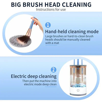 GlowTech™ Makeup Brush Cleaner – منظف فرش المكياج