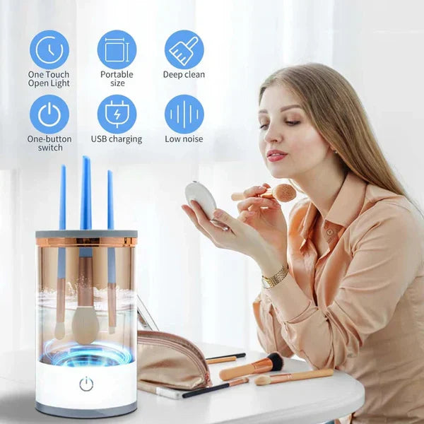 GlowTech™ Makeup Brush Cleaner – منظف فرش المكياج