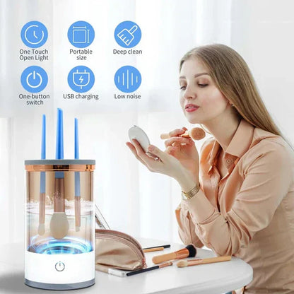 GlowTech™ Makeup Brush Cleaner – منظف فرش المكياج