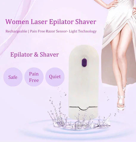 GlowTech™Purple Epilator – آلة إزالة الشعر البنفسجية
