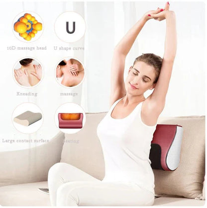 GlowTech™ Red Pillow Massager – جهاز تدليك الوسادة الحمراء
