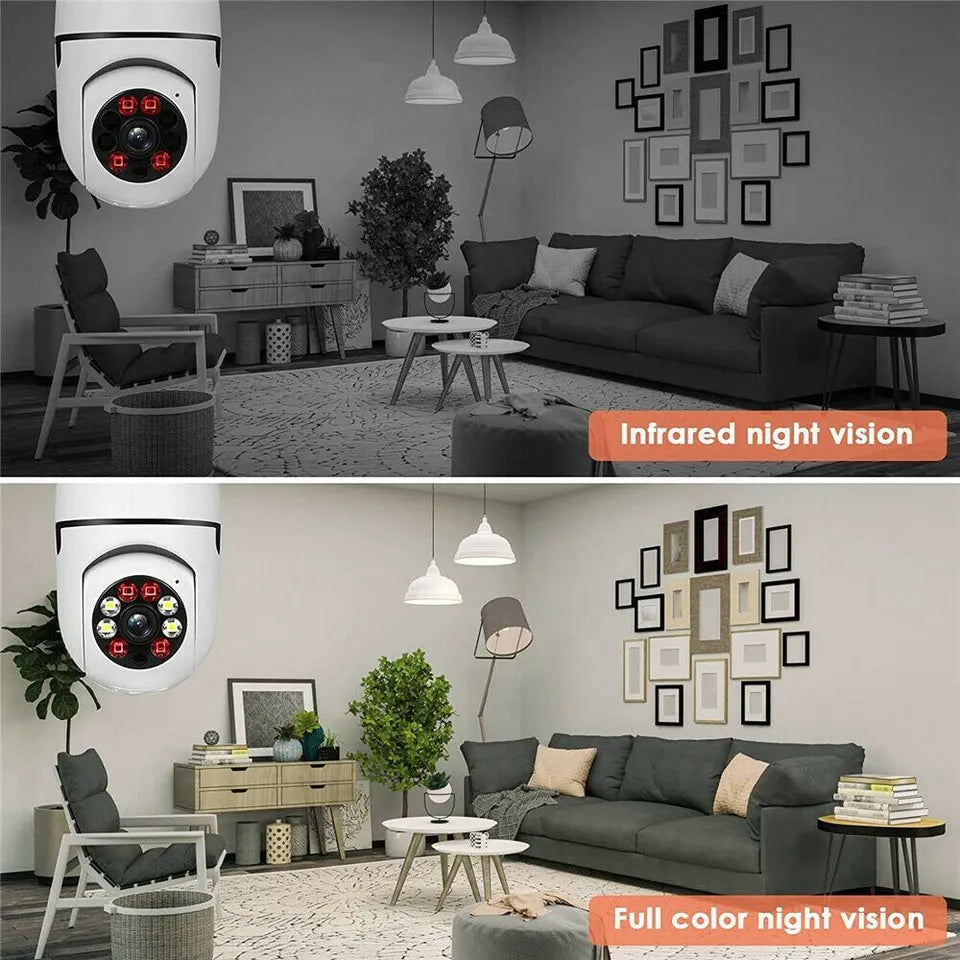 GlowTech™ Night Vision Wireless Bulb Camera