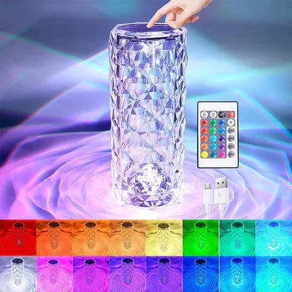 GlowTech™LED Crystal Table Lamp
